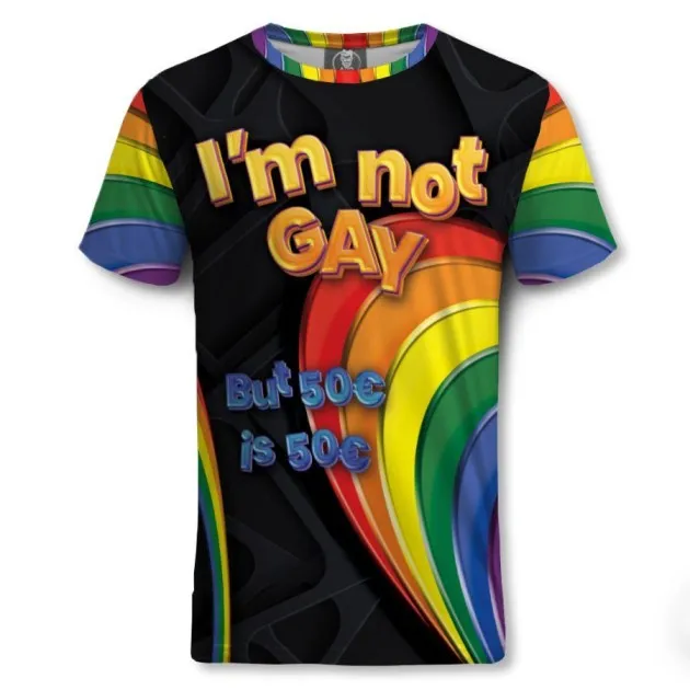 Not Gay but 50 is 50 T Shirt