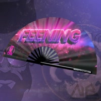 FEENING Clack Fan – Neon Pink Glow | Naughty Bastard