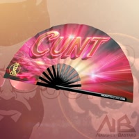 CUNT Clack Fan – Pink Gold Ballroom | Naughty Bastard