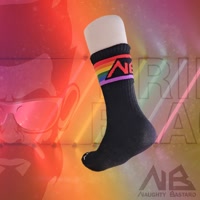 Pride Black Sock