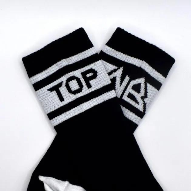Top Black Crew Sock
