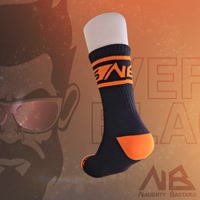 Vers Black Crew Sock