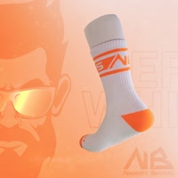 Vers White Crew Sock