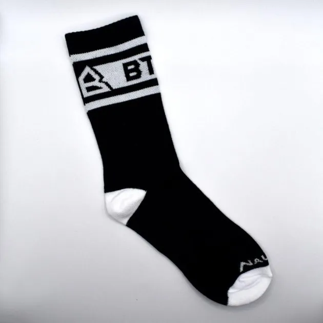 BTM Black Crew Sock