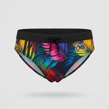 Bright Palm Swim Slip