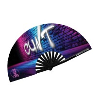 Hand Fan Cunt Graffiti