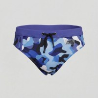 Blue Swim Slip Camouflage