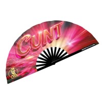 CUNT Clack Fan &ndash; Pink  Gold Ballroom | Naughty Bastard