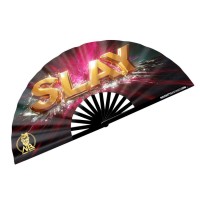 SLAY Clack Fan &ndash; Goud Fuchsia | Naughty Bastard